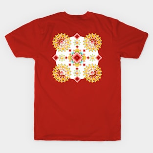 Starburst Geometric Design T-Shirt